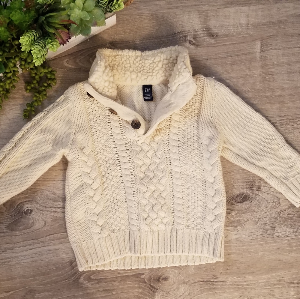 Baby Gap Beige Toddler Pullover Sweater 2T